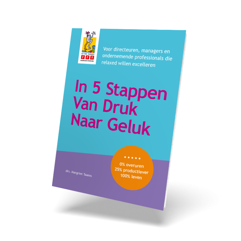 Stappenplan 'In 5 Stappen Van Druk Naar Geluk'